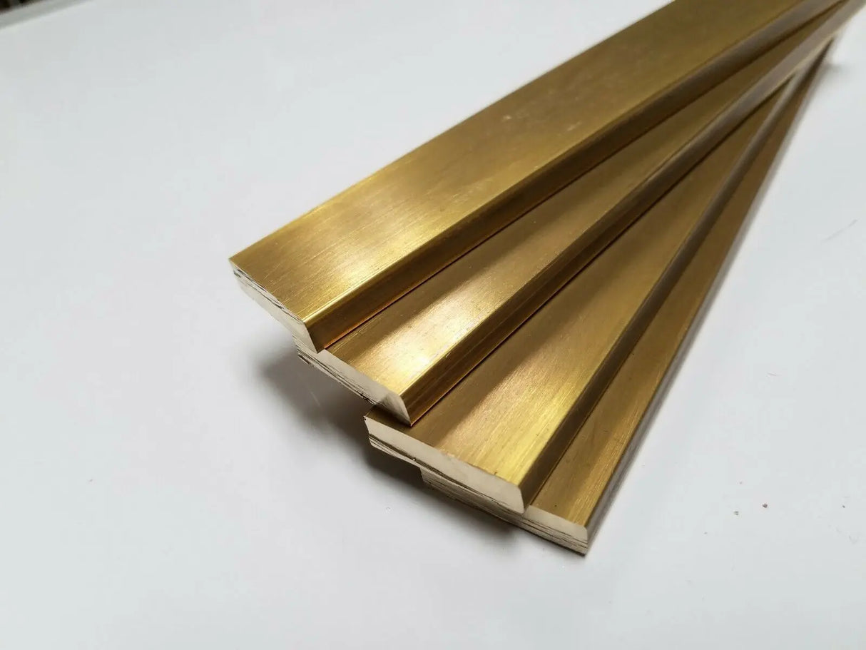 4 Pieces 1/4" x 1" C360 BRASS FLAT BAR 3" long Solid .250" Mill Stock H02 USA