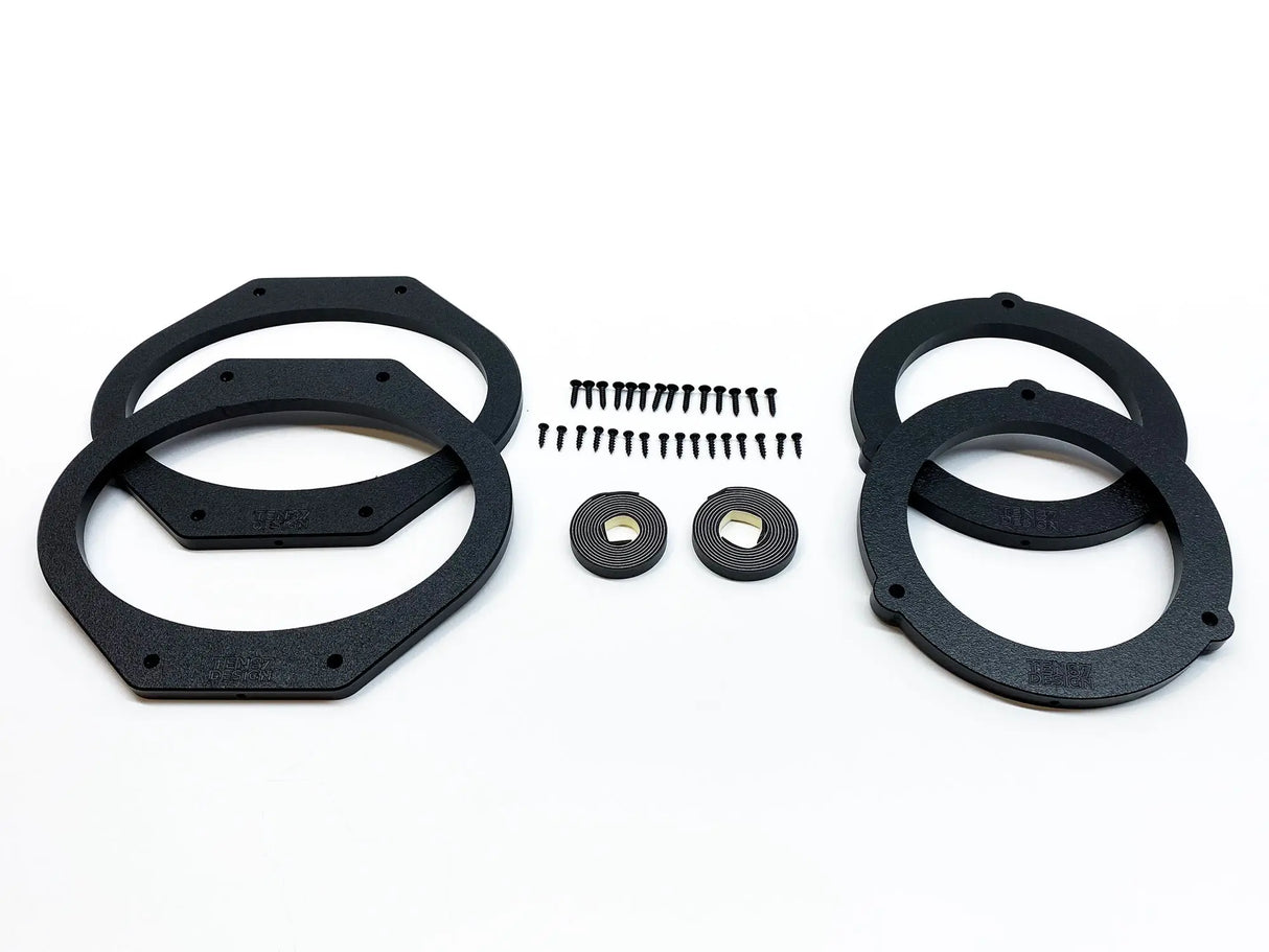 2015-2026 Ford F-150/Super Duty Speaker Adapters | CNC-Machined No-Drill Ten87 Design