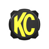 6" PRO6 GRAVITY® LIGHT COVER - BLACK / YELLOW KC LOGO KC Hilites