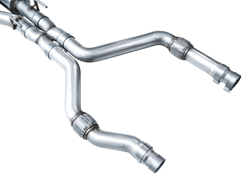 AWE Tuning 2020+ Ford Explorer ST Touring Edition Exhaust w/ Chrome Silver Tips