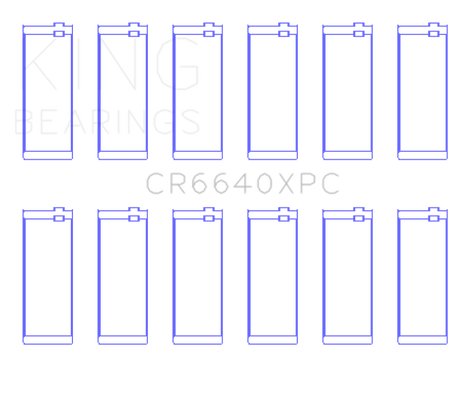 King Engine Bearings BMW M20 & M50 2.0L/2.5L/2.7L Coated Performance Rod Bearing Set