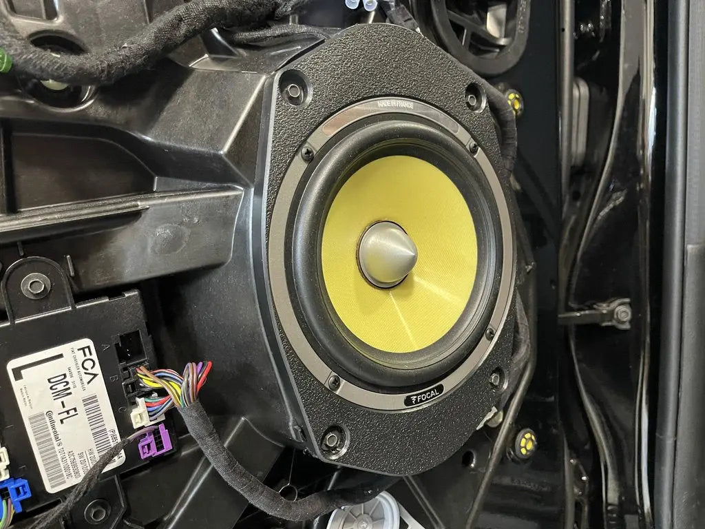 Dodge, Chrysler & Jeep 6x9 to 6.5-inch Speaker Adapters | CNC-Machined Size Converter Ten87 Design