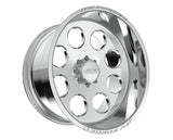 JTX Forged Crater Polished 24-Inch Concave Wheel
