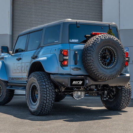 Borla ATAK Cat-Back Exhaust System Raptor 3.0L V6 Twin Turbo with Black Coated Tips| 2022+ Ford Bronco