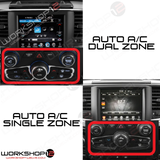 Dodge RAM 2014-2023 Workshop 12 Tesla-Style Screen Workshop 12