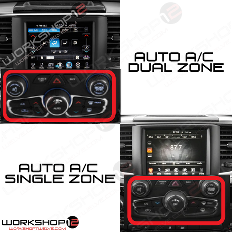 Dodge RAM 2014-2023 Workshop 12 Tesla-Style Screen