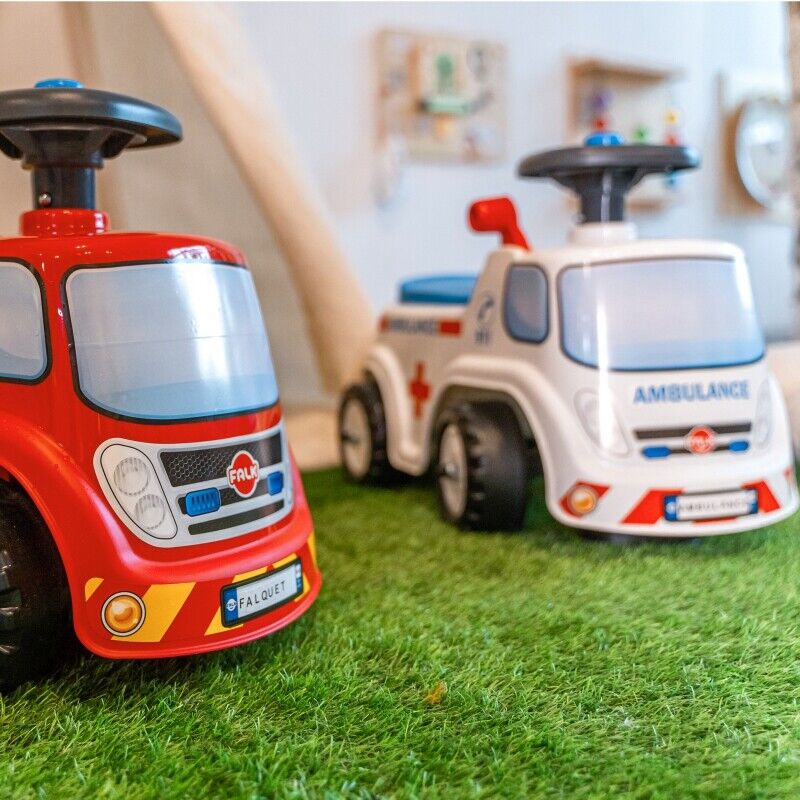 FALK Car Ambulance with Horn for 1 Year Olds