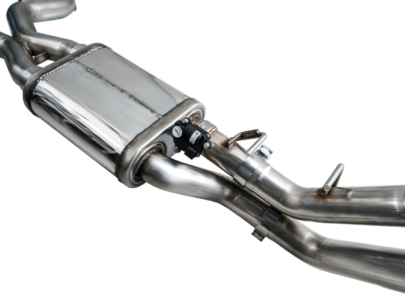 AWE Tuning 22-24 Ford Bronco Raptor 4WD Dual BashGuards Cat-Back SwitchPath Exhaust (No Tips)