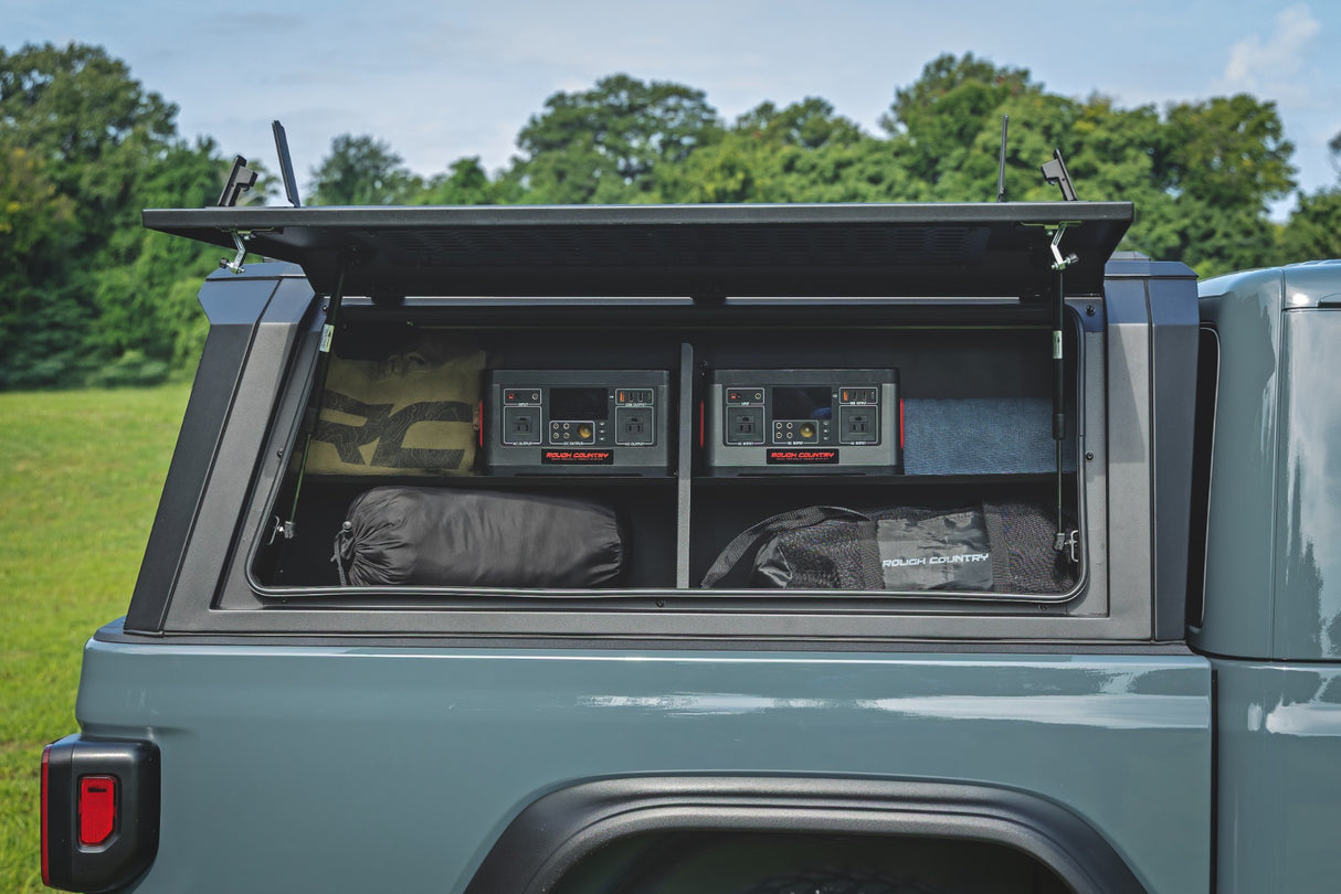 Rough Country Passenger Side Bed Cap Storage Bin Jeep Gladiator