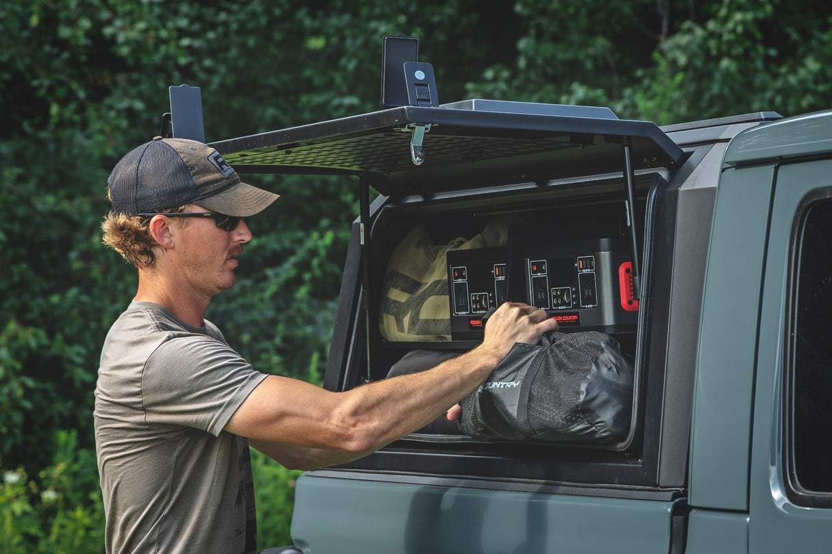 Rough Country Passenger Side Bed Cap Storage Bin Jeep Gladiator