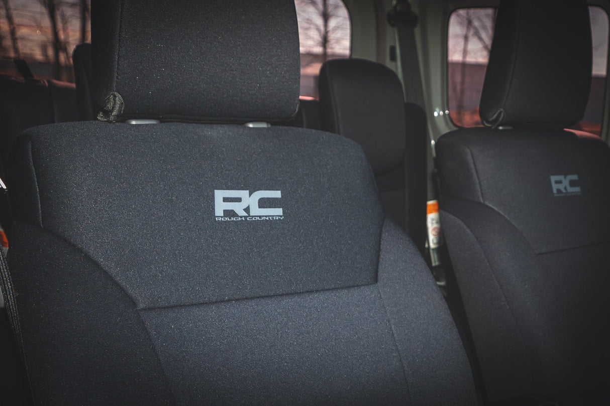 Rough Country Neoprene Seat Covers for Suzuki Jimny 4-Door (2018-2025)