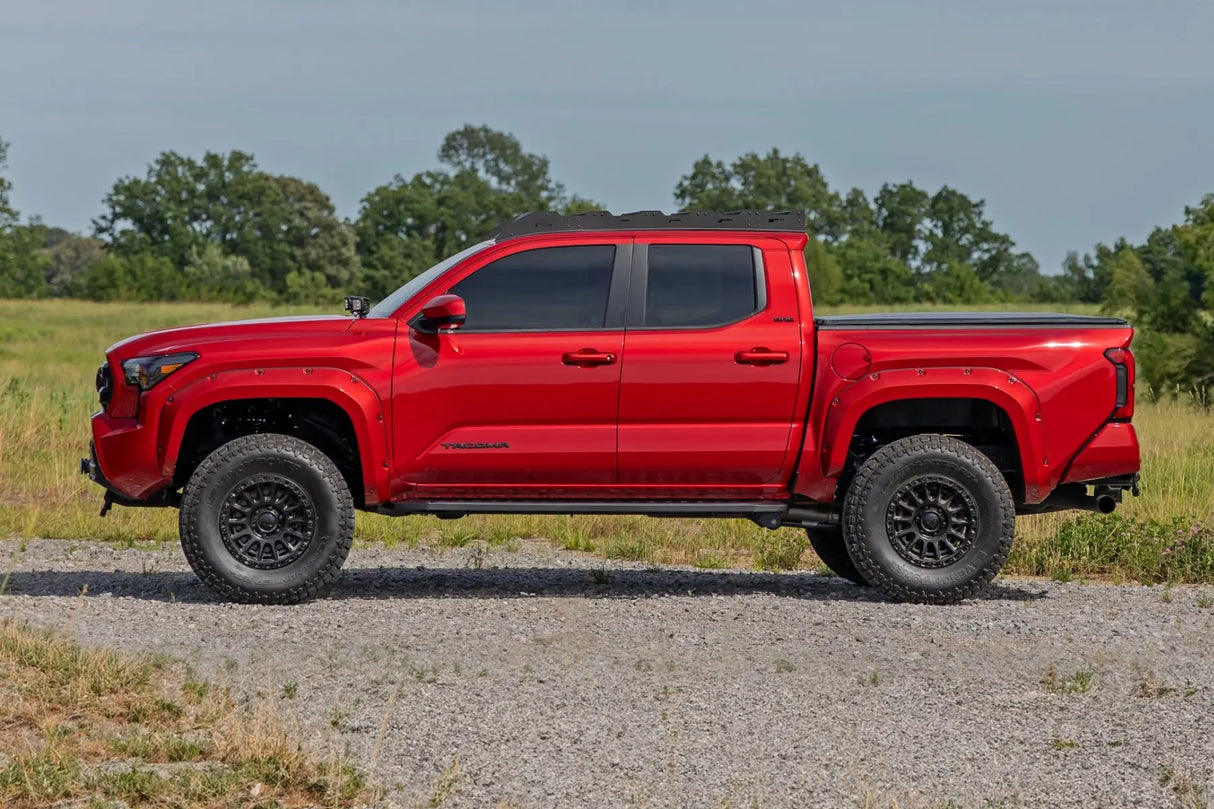 Rough Country RPT2 Running Boards Side Steps Double Cab Toyota Tacoma 2WD 4WD 2024-2026 44011
