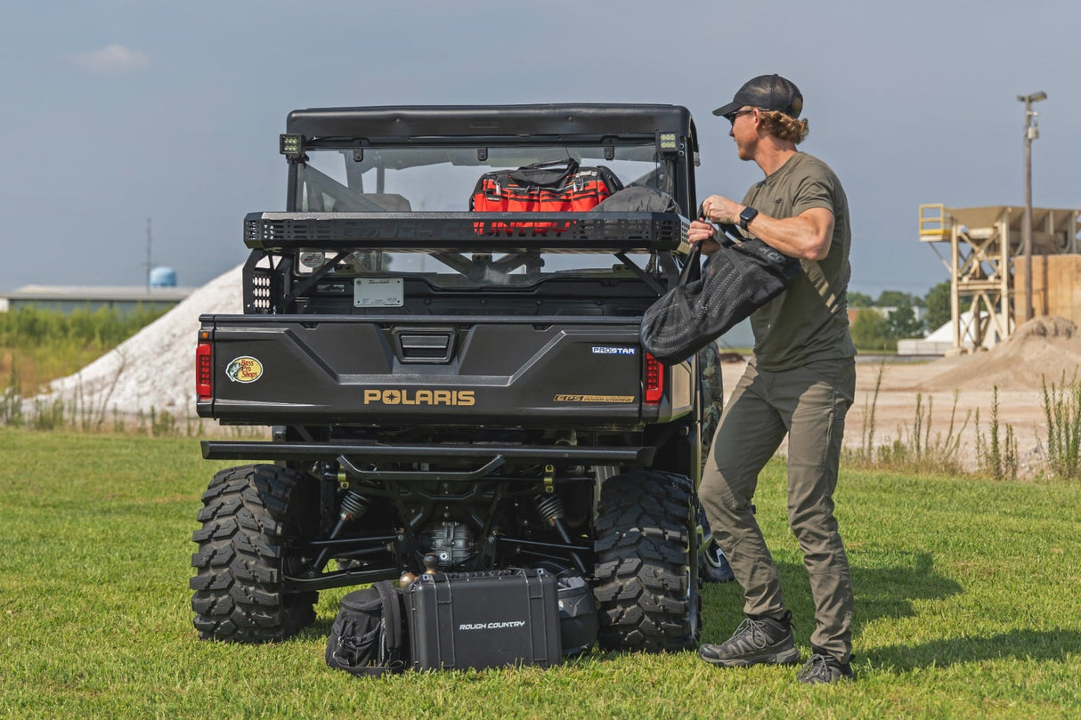 Rough Country Over Bed Cargo Rack for Can-Am Defender Polaris Ranger
