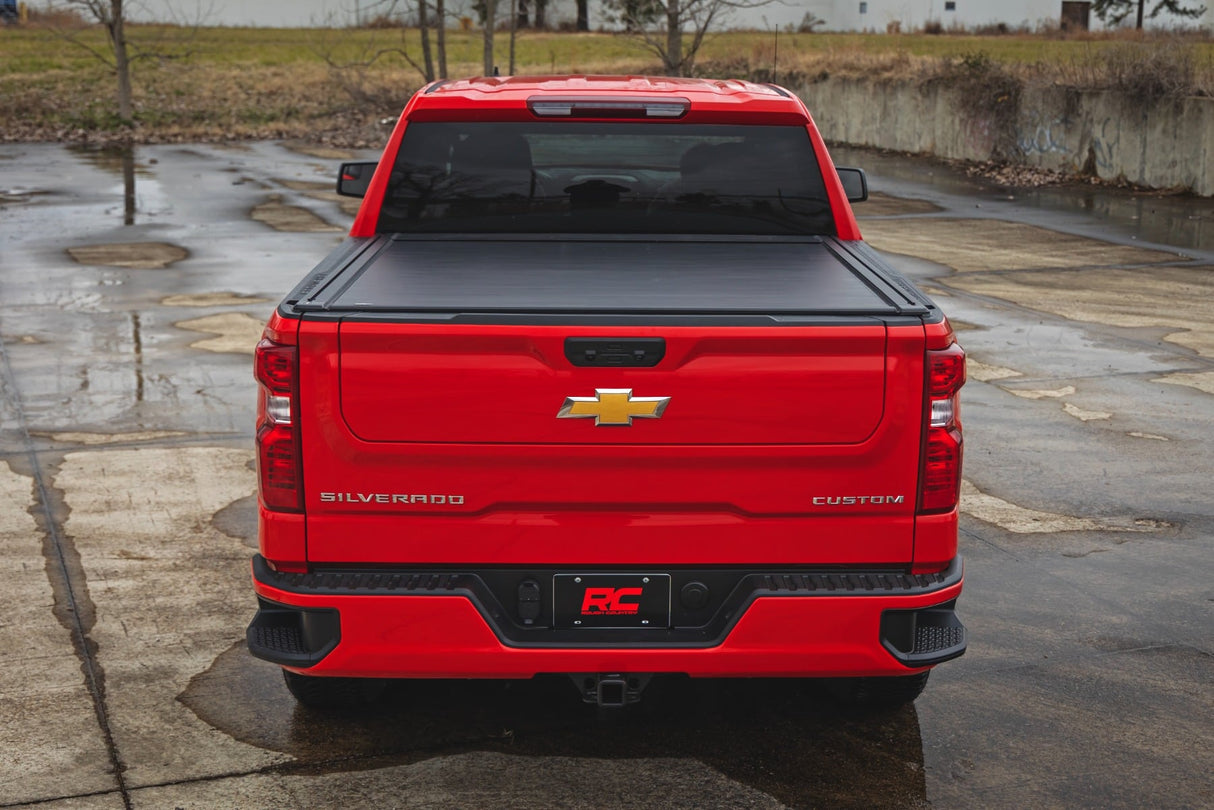 Rough Country Powered Retractable Bed Cover Chevy GMC 1500 5'10"
