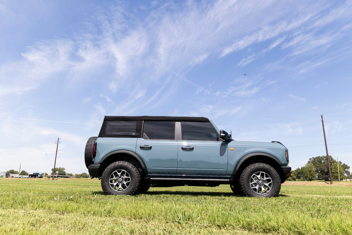 Rough Country BA2 Running Boards Side Step Bars 4-Door Ford Bronco 4WD 2021-2026 41007A