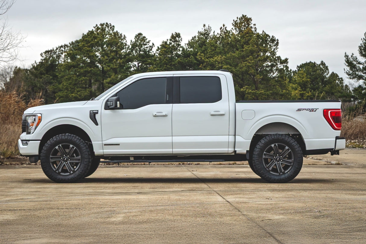 Rough Country TR2 Aluminum Running Boards for Ford F-150, Super Duty