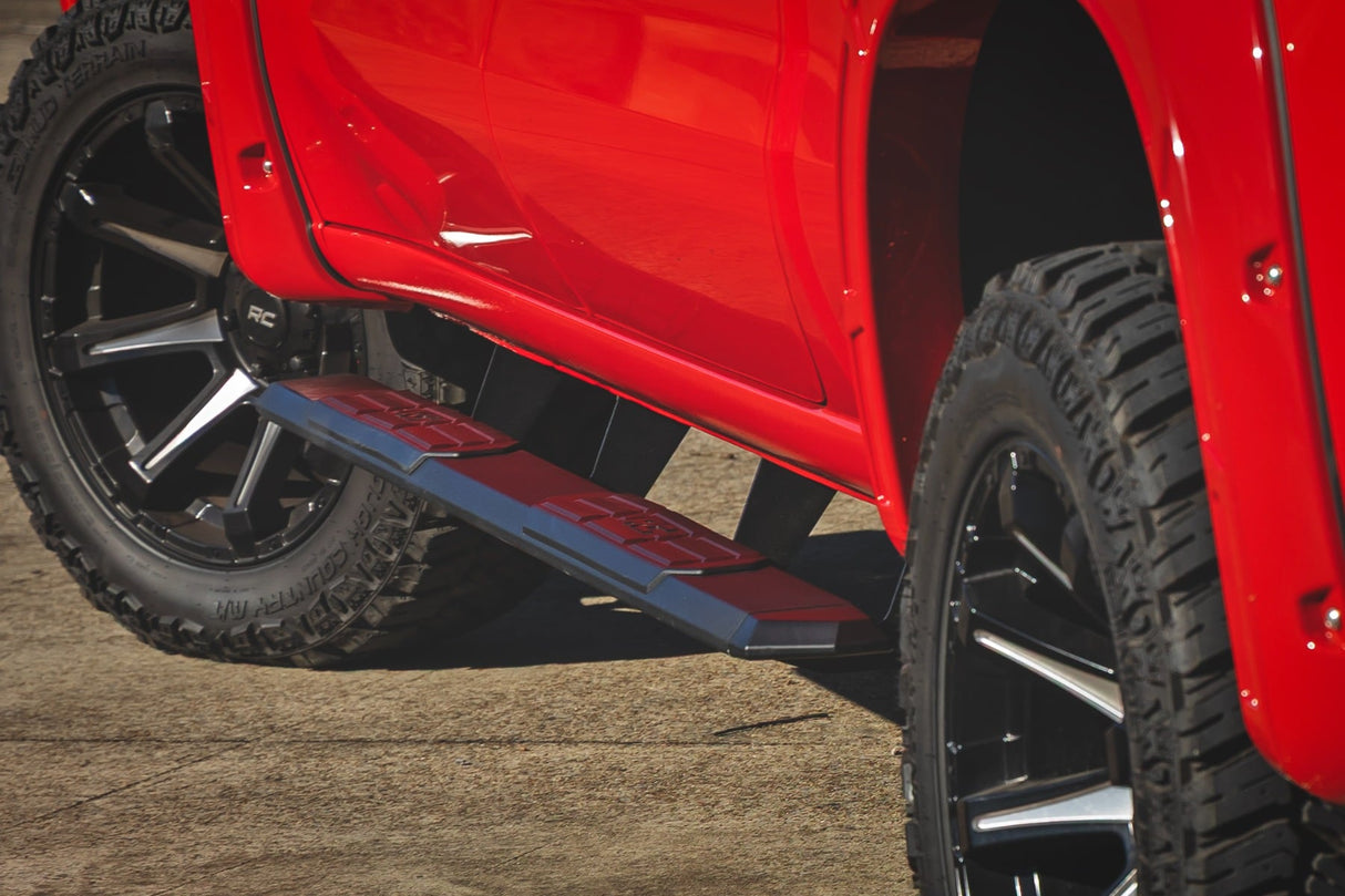 Rough Country TR2 Aluminum Running Boards for Chevy GMC Trucks