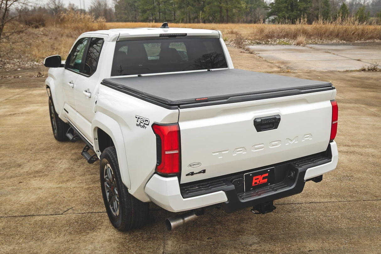 Rough Country Soft Tri-Fold Tonneau Cover for Toyota Tacoma 5ft Bed