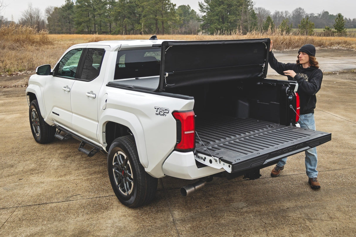 Rough Country Soft Tri-Fold Tonneau Cover for Toyota Tacoma 5ft Bed
