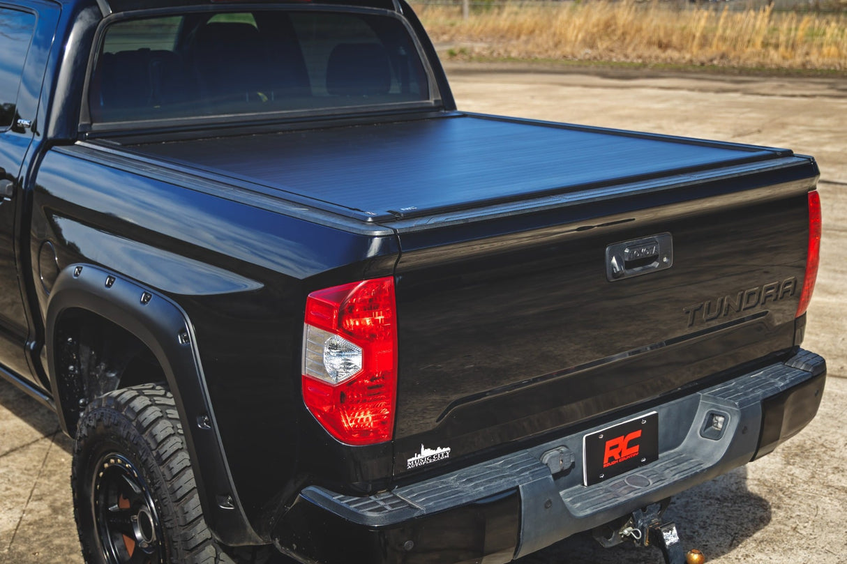 Rough Country Powered Retractable Bed Cover for 2007-2021 Toyota Tundra