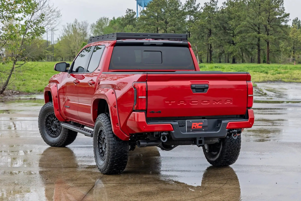 Rough Country BA2 Running Boards Side Step Bars Double Cab Toyota Tacoma 2024-2026 41013A