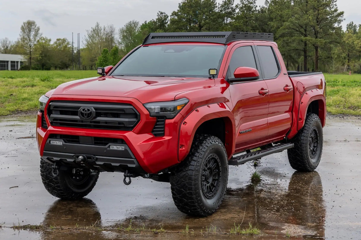 Rough Country BA2 Running Boards Side Step Bars Double Cab Toyota Tacoma 2024-2026 41013A