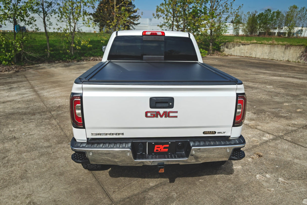 Rough Country Powered Retractable Bed Cover for Chevy GMC Trucks