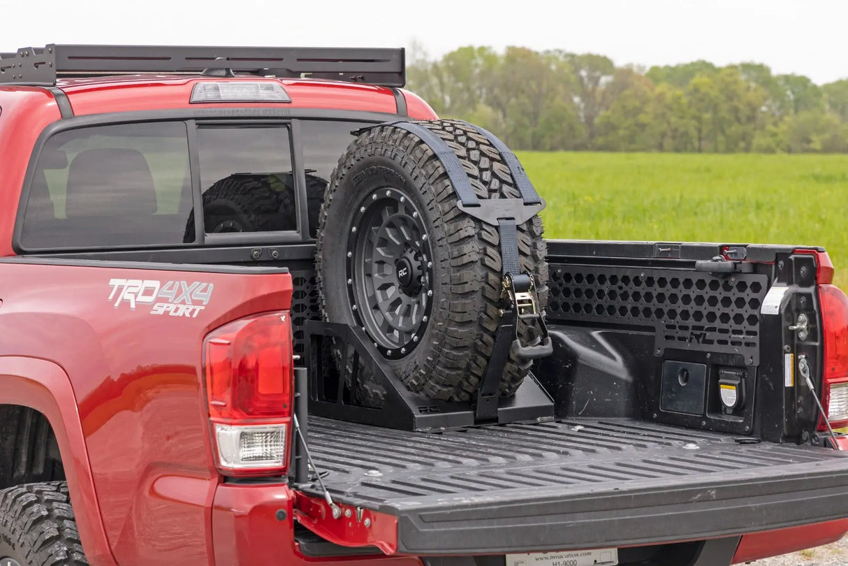 Rough Country Bed Mount Spare Tire Carrier Universal 33-40 Inch 99073