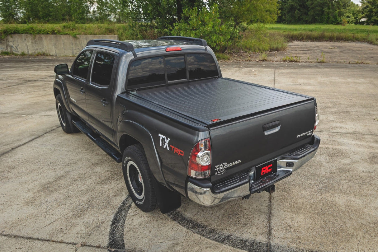 Rough Country Hard Roll Up Bed Cover 5ft for Toyota Tacoma 2005-2015