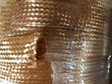 Bare Copper Flat Braid Ground Strap Grounding 1" Width AC/DC WIRE AND SUPPLY