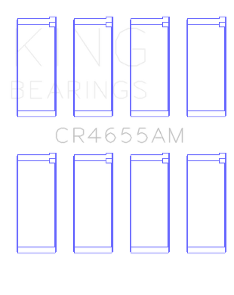 King Engine Bearings Hyundai G4Ed/G4Ae/G4Ek/G4Fk (Size +0.25mm) Connecting Rod Bearing Set