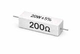 PANMILED 20W Cement Resistor, ±5% Ceramic Wirewound Power Resistor (15Ω–750Ω) High Watt Fixed Resistor TekShack
