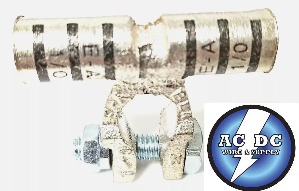 Battery Cable Ends Copper FLAG Post Terminal Connectors 1/0 to 4/0 AC/DC WIRE AND SUPPLY