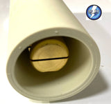 HUBBELL HBLDMW Double Connector, WHITE, Male-Male ADAPTER 300/400amp 600V New Hubbell