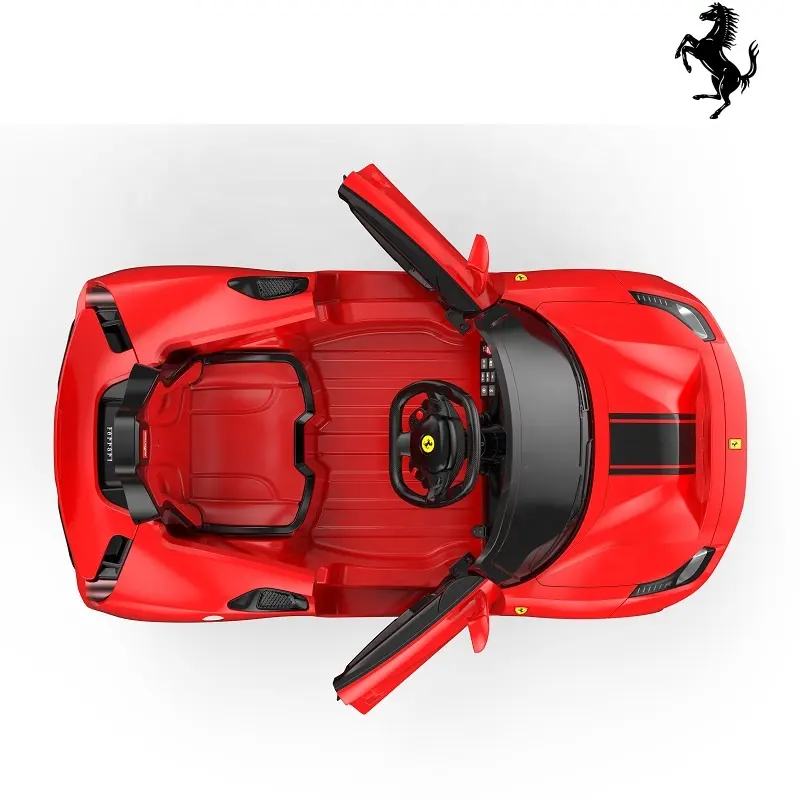 Kids Ferrari 488 Ride On Car For Children W/Wireless Parental Control