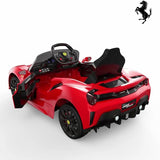 Kids Ferrari 488 Ride On Car For Children W/Wireless Parental Control
