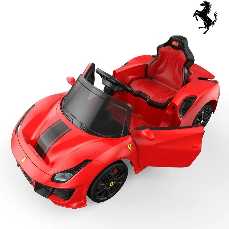 Kids Ferrari 488 Ride On Car For Children W/Wireless Parental Control