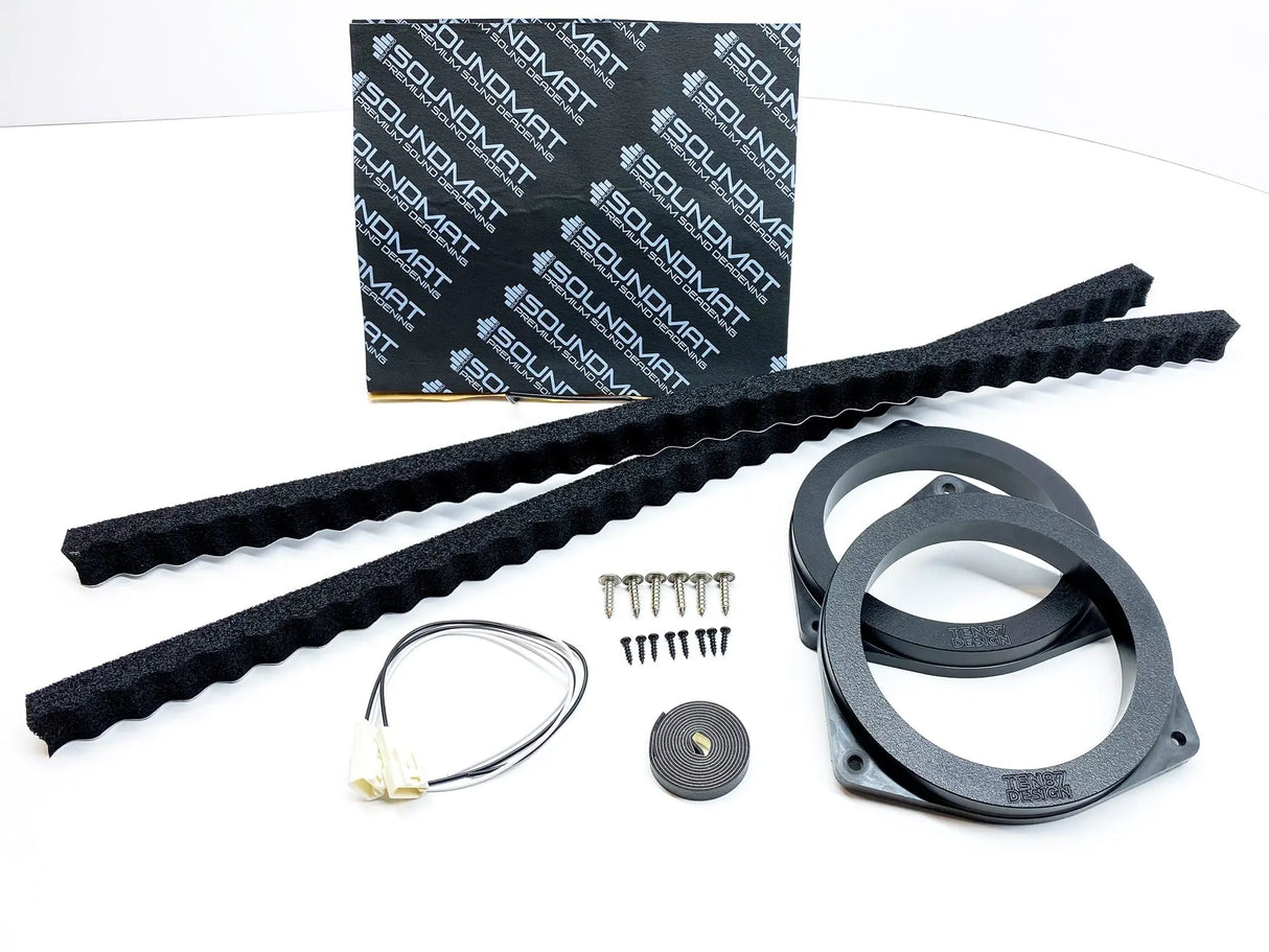 2007-2021 Toyota Tundra Speaker Adapters | 1-inch CNC-Machined HDPE Ten87 Design