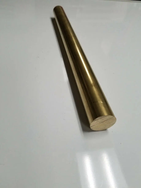 1" Diameter x 14"-Long 360 Brass Round Bar-- 1" Dia 360 Brass Rod LATHE STOCK 360 1/2 Hard Brass Round Bar 1" Dia ASTM B16