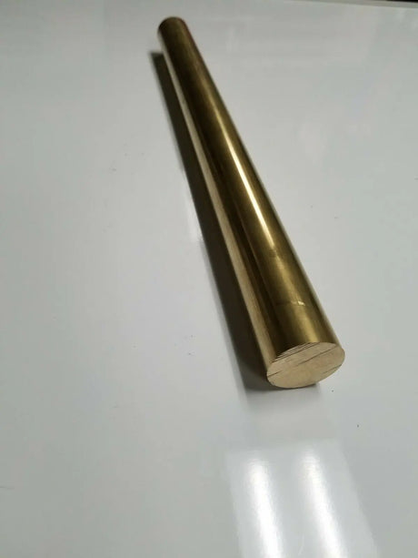 1" Diameter x 12"-Long 360 Brass Round Bar-->1" Dia 360 Brass Rod LATHE STOCK 360 1/2 Hard Brass Round Bar 1" Dia ASTM B16