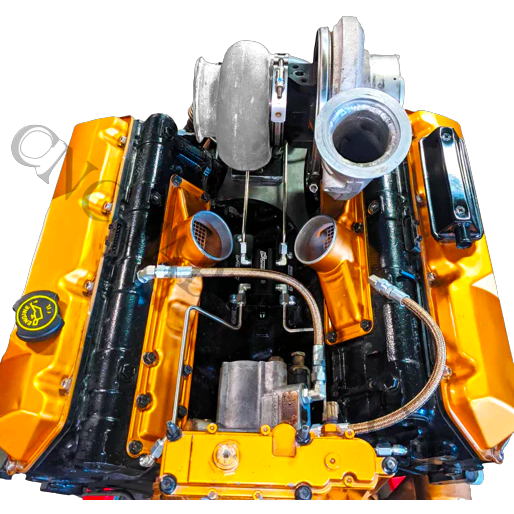 CNC Fabrication T4 Turbo 4-Line Feed Valley Mount Fuel Line Kit  - 7.3 Powerstroke (1994.5-2003)