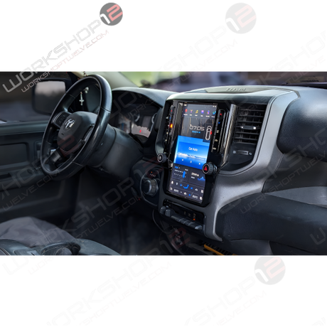 Dodge RAM 2014-2023 Workshop 12 Tesla-Style Screen