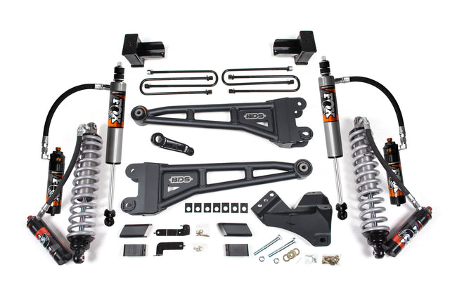 4 Inch Lift Kit w/ Radius Arms | FOX 2.5 Coilover Conversion - Performance Elite | Ford F450 Super Duty (20-22) 4WD BDS Suspension