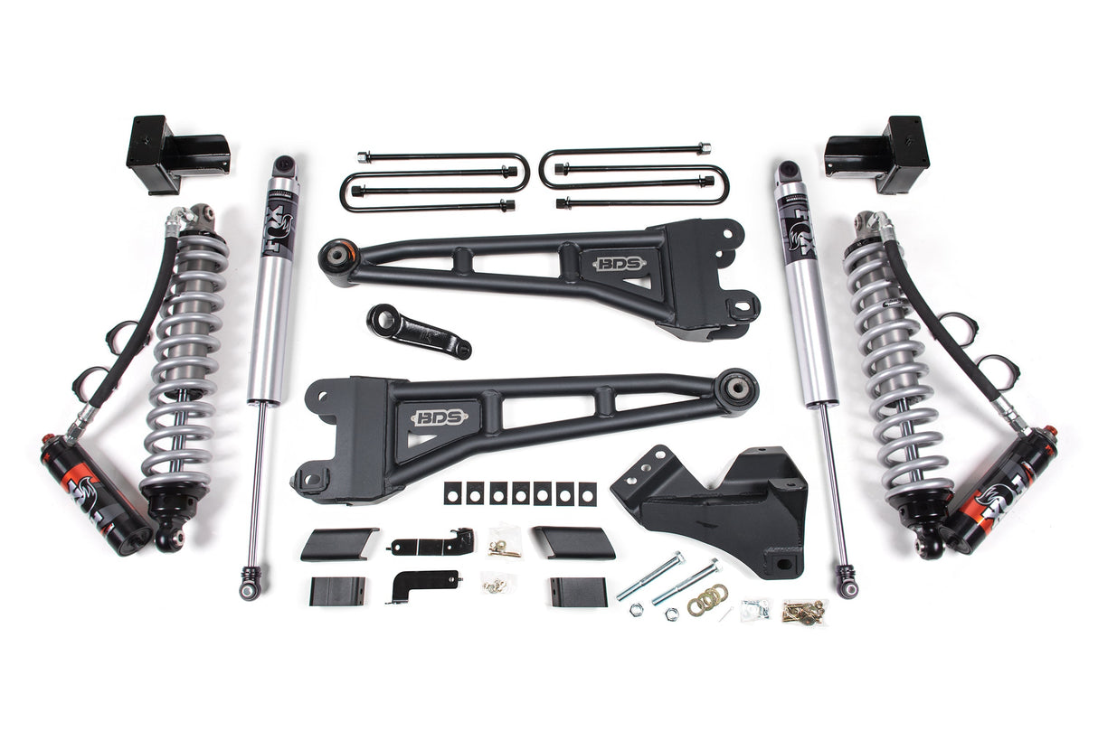 4 Inch Lift Kit w/ Radius Arms | FOX 2.5 Coilover Conversion - Performance Elite | Ford F450 Super Duty (20-22) 4WD BDS Suspension