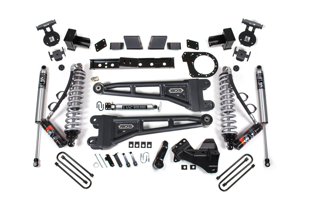 7 Inch Lift Kit w/ Radius Arm | FOX 2.5 Performance Elite | Ford F250/F350 Super Duty (23-26) | Diesel BDS Suspension