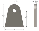 3/8" Thick Flat Bottom Link Tab