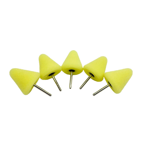 1/8" Shank Foam Polishing Bits: 5 Pack