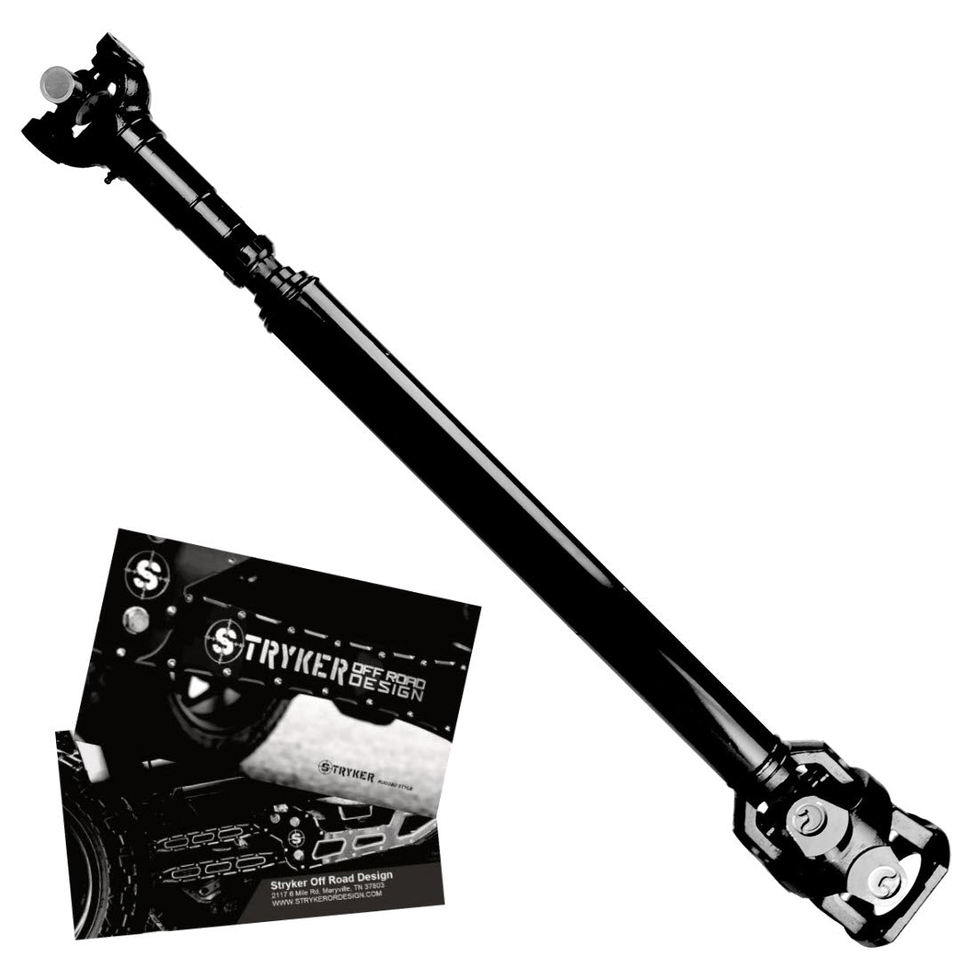 Heavy Duty Extended Length Front CV Drive Shaft for 8" to 14" lifted 2011-2016 F250 F350Ford Super Duty Stryker Off Road Design