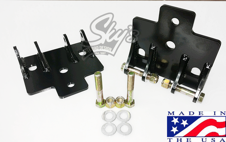 F-350 Shock Brackets - 1985-1997 Ford F-Series Sky's Offroad Design