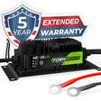 ICON 48 Volt Golf Cart Battery Charger - 48V 15 AMP Lithium, LiFePO4, Lead Acid, AGM FORM Charge